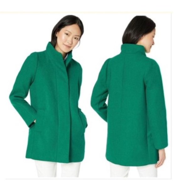 J. Crew Jackets & Coats J Crew Green Wool Blend Cocoon City Coat 2 Poshmark